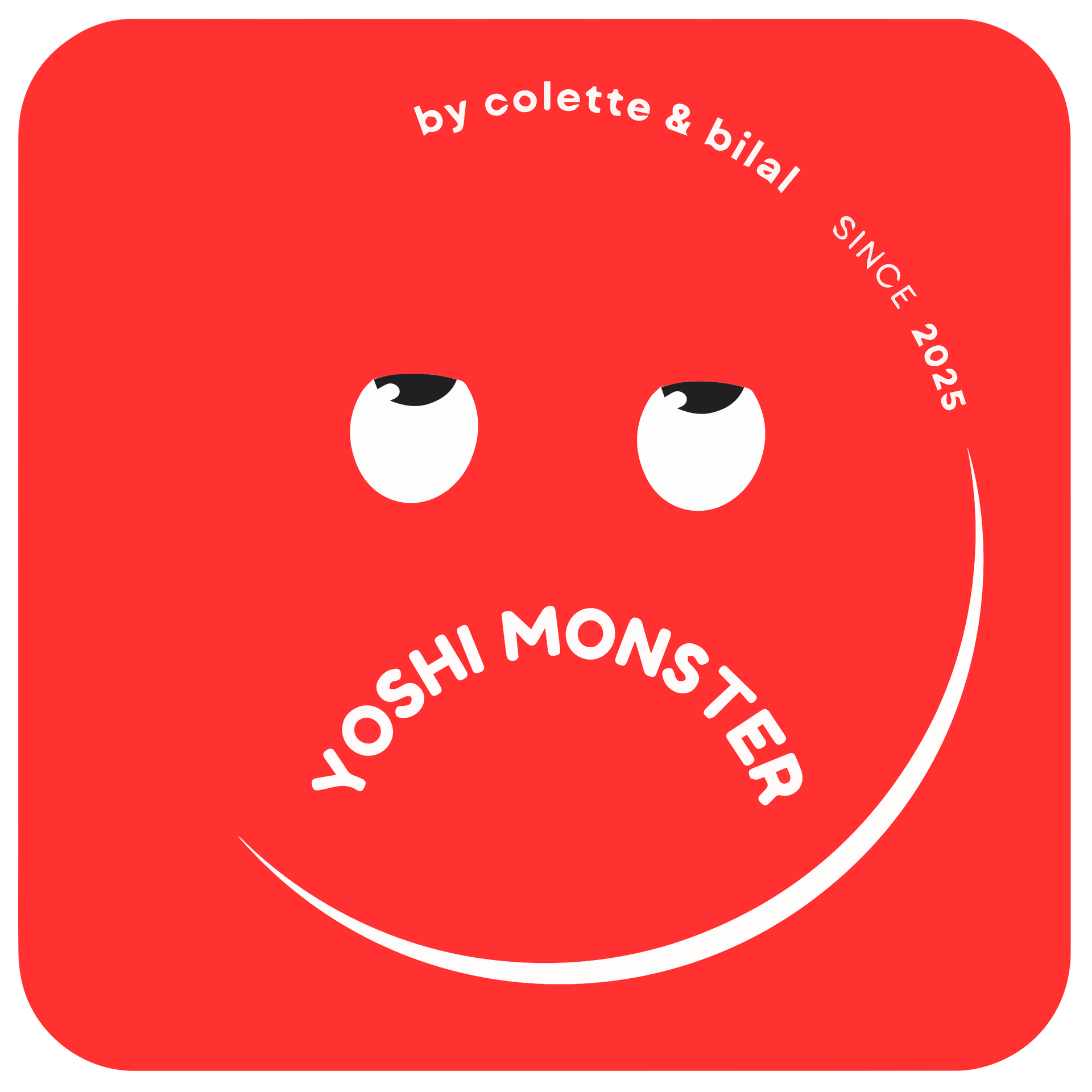 Red frown emoji logo