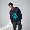 Toad - Teal on Navy Crewneck