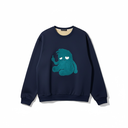 Toad - Teal on Navy Crewneck