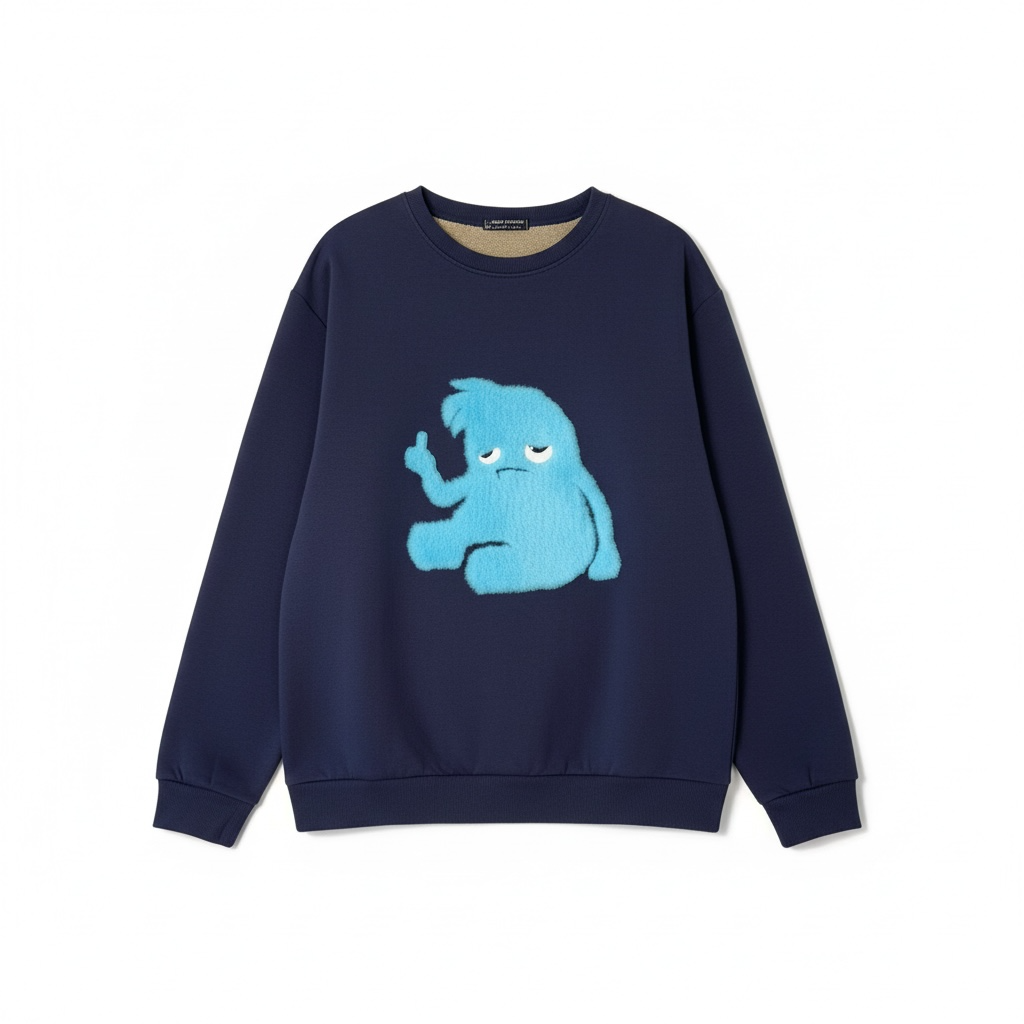 Toad - Sky on Navy Crewneck