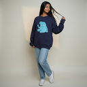 Toad - Sky on Navy Crewneck