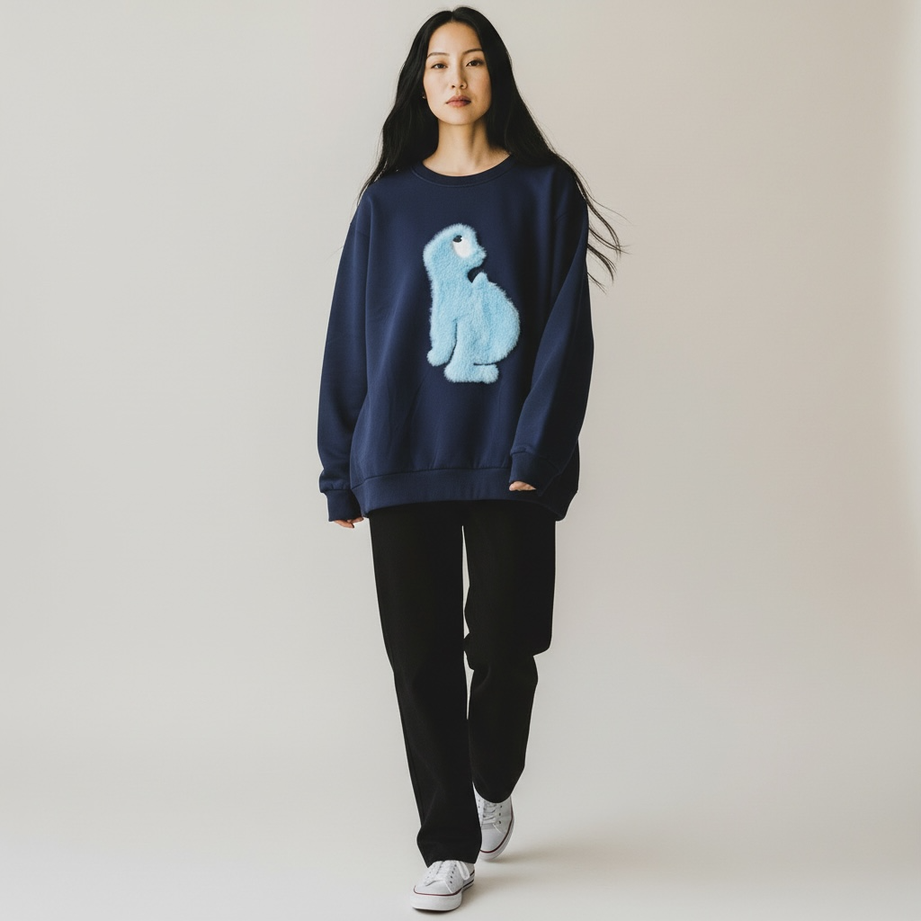 OG - Icy on Navy Crewneck