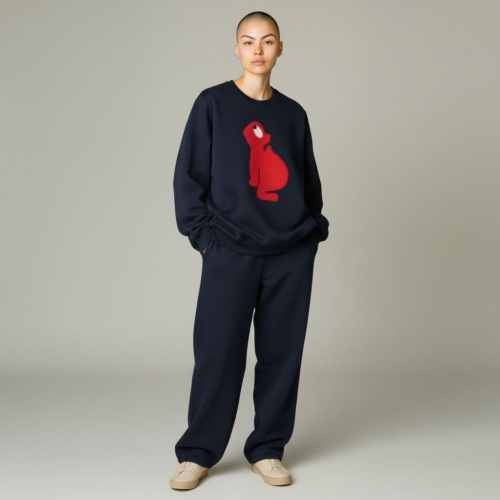 OG - Red on Navy Crewneck