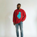 OG - Sky on Red Crewneck